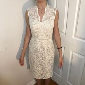 Dressy Collection · White Lace Dress